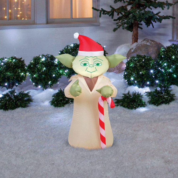 Gemmy Industries The Holiday Aisle Airblown Star Wars Yoda With